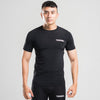 Terrel Sportswear - Performance Base Layer Atasan Black Running Men | Baju Atasan Olahraga Stretch Compression Pocket
