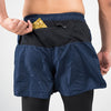 Terrel sportswear Compression Short Active Navy Celana olahraga panjang gym running lari pria