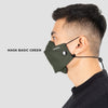 Terrel sportswear masker basic green kain 3D masker non medis terrel sportswear