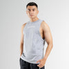 Terrel sportswear builtstrong grey long cut sleveeless