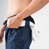 Terrel sportswear Compression Short Active Navy Celana olahraga panjang gym running lari pria