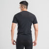 Terrel Sportswear - Performance Base Layer Atasan Black Running Men | Baju Atasan Olahraga Stretch Compression Pocket