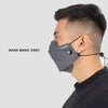 Terrel sportswear masker basic grey  3D masker non medis terrel sportswear