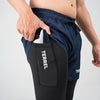 Terrel sportswear Compression Short Active Navy Celana olahraga panjang gym running lari pria