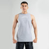 Terrel sportswear builtstrong grey long cut sleveeless