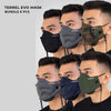 Terrel sportswear evo mask bundle 6 pcs masker kain non medis konektor