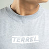 Terrel sportswear grey long cut sleveeless