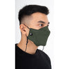 Terrel sportswear evo mask green masker kain non medis 3d konektor