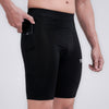 Terrel Sportswear - Performance Base Layer Short Pants Black Running Men | Celana Pendek Olahraga Stretch Compression Pocket