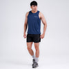 Terrel sportswear Basic Tanktop Navy sleeveless baju atasan tanpa lengan kaos olahraga dry fit  pria lari running gym