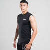 Terrel Sportswear - Performance Base Layer Atasan Black Running Men | Baju Atasan Olahraga Stretch Compression Pocket