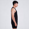 Terrel sportswear Basic Tanktop Black Sleeveless baju atasan tanpa lengan kaos olahraga dry fit  pria lari running gym