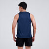 Terrel sportswear Basic Tanktop Navy sleeveless baju atasan tanpa lengan kaos olahraga dry fit  pria lari running gym