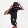Terrel sporstwear topi sport lari Dashing cap black running series