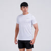 Terrel Sportswear - Basic Tee White Dry Fit Running Gym Men | Quick Dry Lightweight Anti Wrinkle Polyester