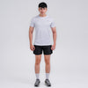 Terrel Sportswear - Basic Tee White Dry Fit Running Gym Men | Quick Dry Lightweight Anti Wrinkle Polyester