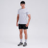 Terrel Sportswear - Basic Tee White Dry Fit Running Gym Men | Quick Dry Lightweight Anti Wrinkle Polyester