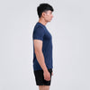 Terrel Sportswear - Basic Tee Navy Dry Fit Running Gym Men | Kaos Olahraga Quick Dry Lightweight Anti Wrinkle Polyester