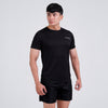 Terrel Sportswear - Basic Tee Black Dry Fit Running Gym Men | Kaos Olahraga Quick Dry Lightweight Anti Wrinkle Polyester