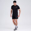 Terrel Sportswear - Basic Tee Black Dry Fit Running Gym Men | Kaos Olahraga Quick Dry Lightweight Anti Wrinkle Polyester