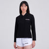 Terrel Polo Tennis Longsleve Black Women Olahraga Sports