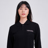 Terrel Polo Tennis Longsleve Black Women Olahraga Sports