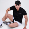 Terrel Polo Tennis T-shirt Black Man Olahraga Sports