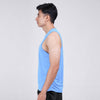 Terrel sportswear Basic Tanktop Sky Blue Sleeveless singlet pria dry fit gym running pria