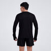 Terrel sports wear basic long sleeve black baju olah raga dry fit pria lari running gym pria