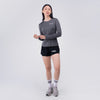 Terrel sportswear Basic Long Sleeve Grey Women baju atasan lengan panjang kaos olahraga dry fit wanita lari running gym