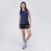 Terrel sportswear Basic Tanktop Navy Women sleeveless baju atasan tanpa lengan kaos olahraga dry fit wanita lari running gym