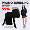 Promo Bundling Women Basic Series A (Basic Long Sleeve + Compression Short Women)