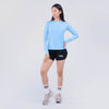Terrel sportswear Basic Long Sleeve Sky Blue Women baju atasan lengan panjang kaos olahraga dry fit wanita lari running gym
