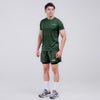 Terrel sportswear Basic Tee Green kaos olahraga dry fit lari running gym pria lengan pendek
