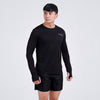 Terrel sports wear basic long sleeve black baju olah raga dry fit pria lari running gym pria