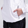 Terrel women basic cagoule jacket white olah raga gym lari running