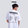 Terrel Gym day white tshirt