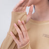 Terrel sportswear Basic Long Sleeve Cream Women baju atasan lengan panjang kaos olahraga dry fit wanita lari running gym