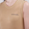 Terrel Sportswear Basic Tanktop Cream Women Sleeveless Dry Fit Quick Dry Kaos Olahraga Wanita Running Gym Yoga
