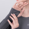Terrel sportswear Basic Long Sleeve Grey Women baju atasan lengan panjang kaos olahraga dry fit wanita lari running gym