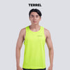 Terrel sportswear Basic Tanktop Green Volt sleeveless baju atasan tanpa lengan kaos olahraga dry fit  pria lari running gym