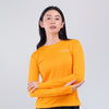 Terrel sportswear Basic Long Sleeve Yellow Women baju atasan lengan panjang kaos olahraga dry fit wanita lari running gym