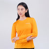 Terrel sportswear Basic Long Sleeve Yellow Women baju atasan lengan panjang kaos olahraga dry fit wanita lari running gym
