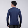 Terrel sportswear basic long sleeve navy baju atasan lengan panjang kaos olahraga dry fit pria lari running gym