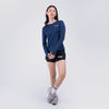 Terrel sportswear Basic Long Sleeve Navy Women baju atasan lengan panjang kaos olahraga dry fit wanita lari running gym