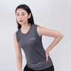 Terrel sportswear Basic Tanktop Grey Women sleeveless baju atasan tanpa lengan kaos olahraga dry fit wanita lari running gym