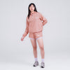Terrel women basic cagoule peach olah raga gym lari running
