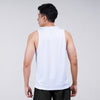 Terrel sportswear Basic Tanktop White Sleeveless baju atasan tanpa lengan kaos olahraga dry fit  pria lari running gym