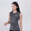 Terrel sportswear Basic Tanktop Grey Women sleeveless baju atasan tanpa lengan kaos olahraga dry fit wanita lari running gym