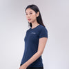 Terrel Sportswear Basic Tee Navy Kaos Olahraga Wanita Dry Fit Quick Dry Lari Running Gym Yoga